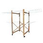 Voir la diapositive 1 : Kitchen move Séchoir à linge avec roulettes blanc 32m - bat-wd-03kmax
