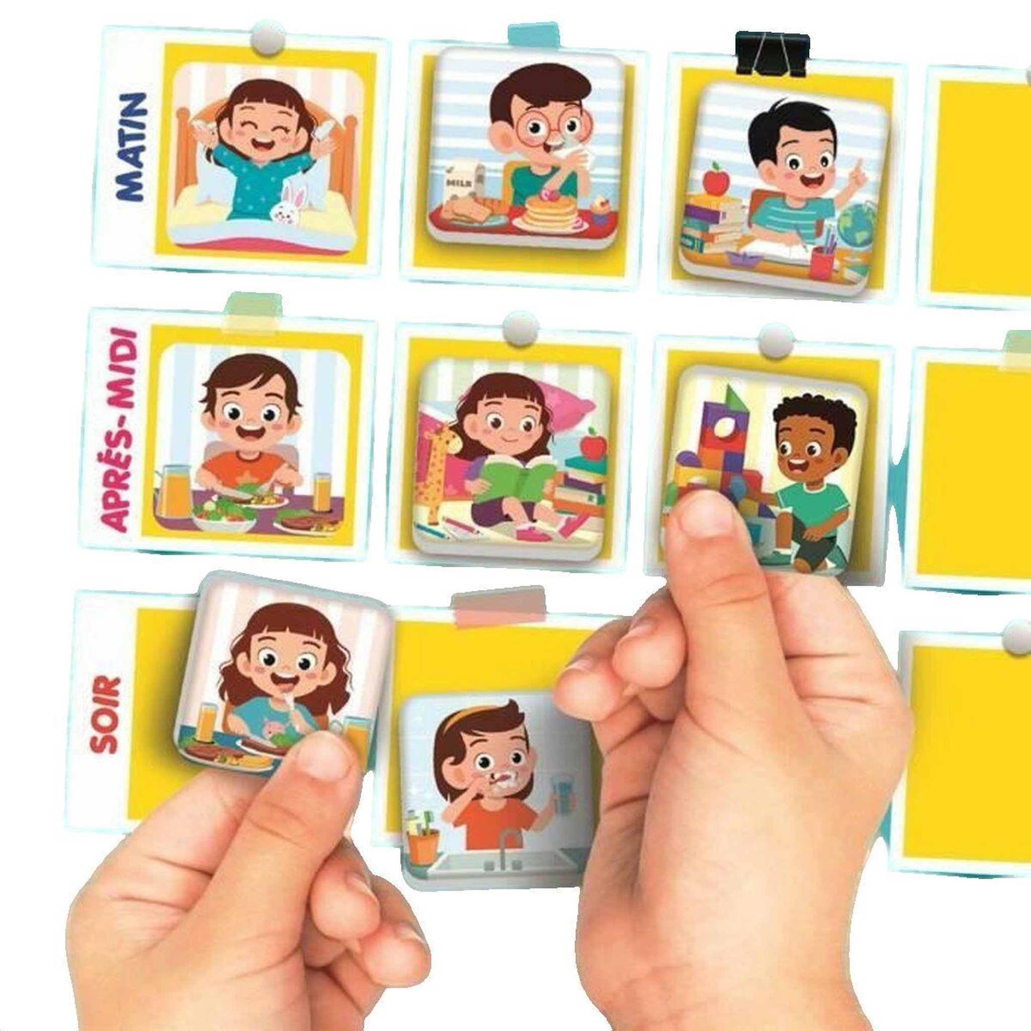 Voir la diapositive 3 : CLEMENTONI Jeu écriture et lettres Clementoni Mon premier calendrier magnétique