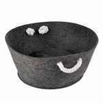 Paris Prix Panier pour Chien & Chat  Anses en Corde  40cm Anthracite