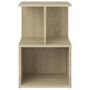 Voir la diapositive 4 : VIDAXL Tables de chevet 2pcs Chene sonoma 35x35x55cm bois d'ingenierie