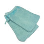 Voir la diapositive 2 : ACTUEL Lot de 2 gants de toilette fantaisie en coton 450 g/m² PARADISE