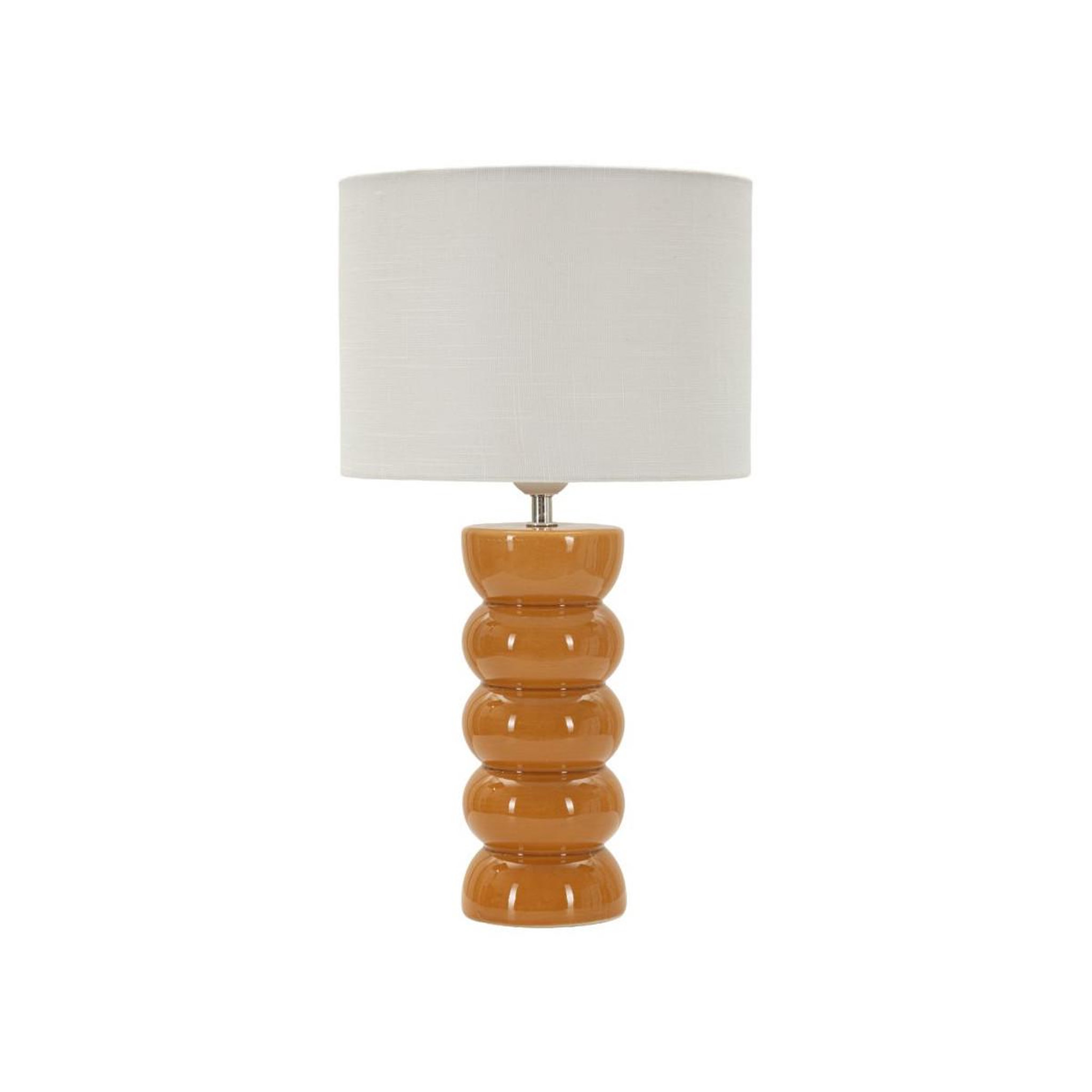 Paris Prix Lampe à Poser en Céramique  Torr  46cm Moutarde