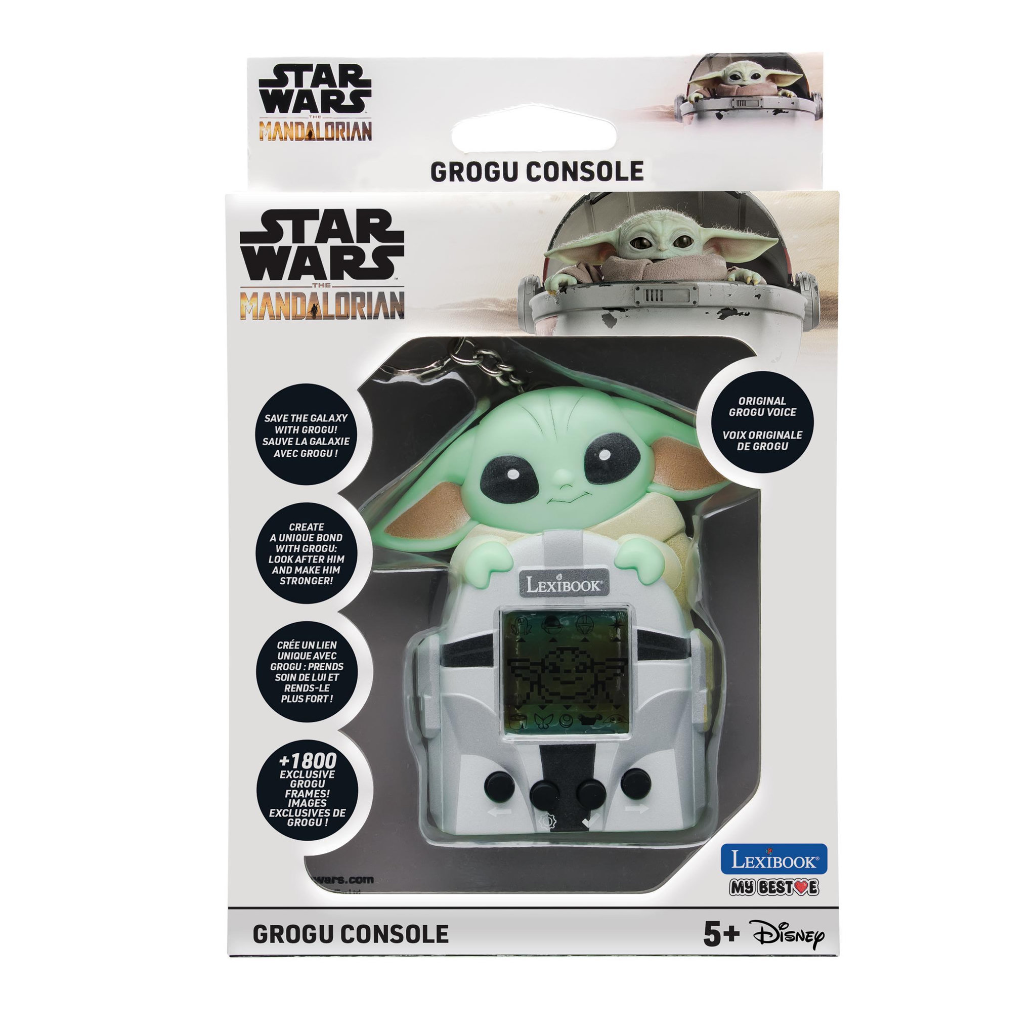 Voir la diapositive 3 : Lexibook Console My Best-E® comprenant 3 jeux de l'univers Disney Star Wars