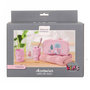 Voir la diapositive 4 : Paris Prix Set 4 Accessoires Salle de Bain Enfant  Chaton  Rose
