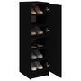 Voir la diapositive 4 : VIDAXL Armoire a chaussures noir 30x35x100 cm bois d'ingenierie