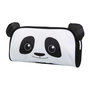 Voir la diapositive 2 : Bagtrotter BAGTROTTER Trousse scolaire rectangulaire Kids Noire Panda