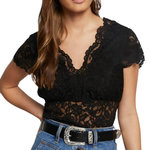 MORGAN T shirt  Femme Morgan DANSA. Coloris disponibles : Noir