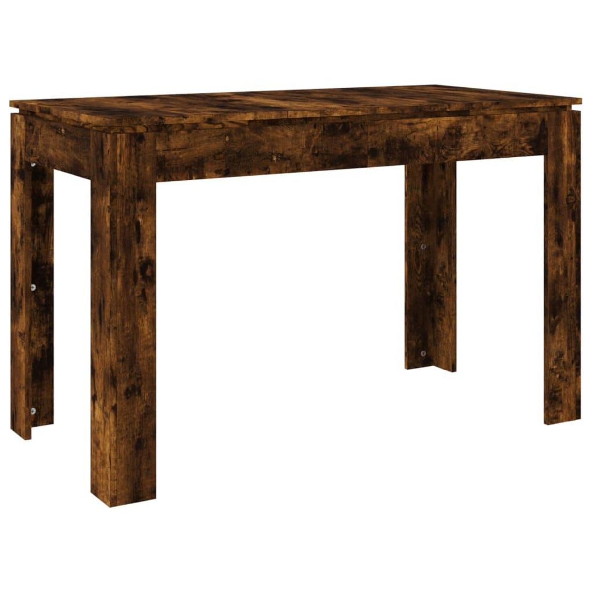 VIDAXL Table a dîner chene fume 120x60x76 cm bois d'ingenierie