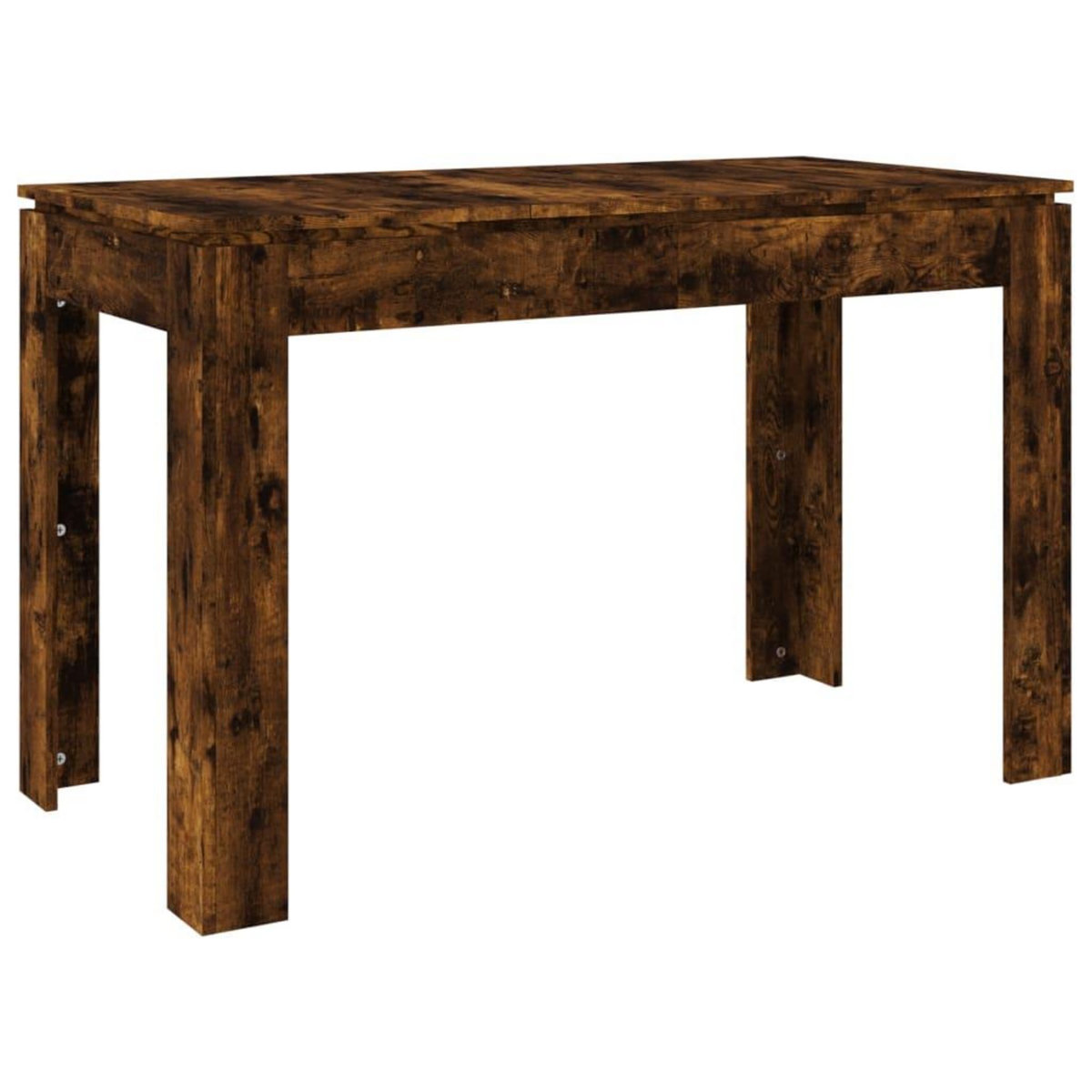 VIDAXL Table a dîner chene fume 120x60x76 cm bois d'ingenierie