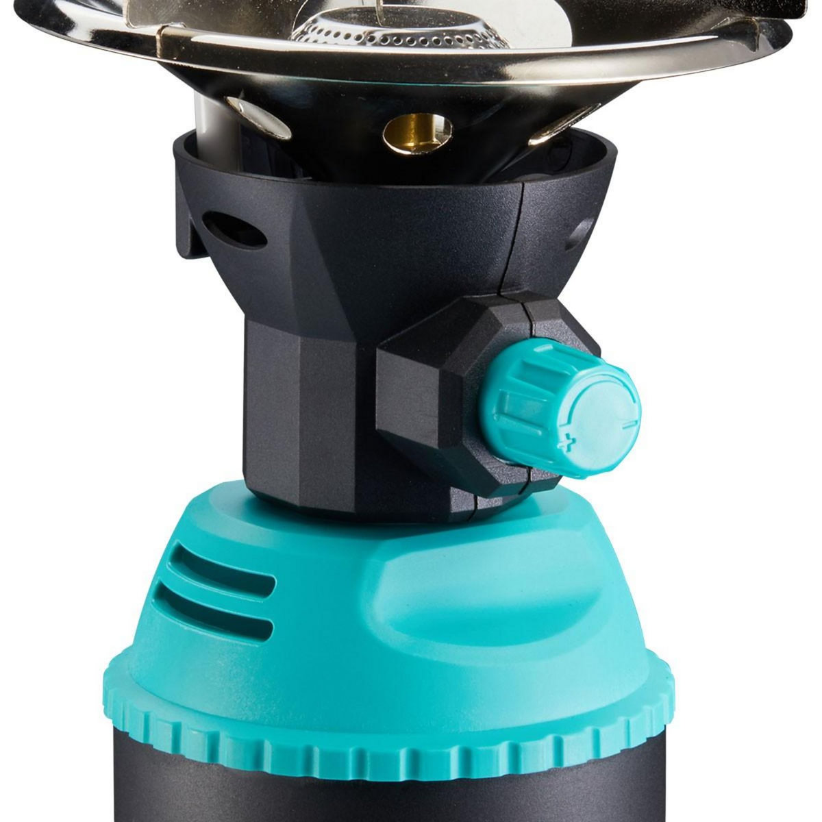 INTEC Rechaud gaz piezo 1200W Piezo Coque ABS Rechaud camping pour cartouche gaz 190g INTEC