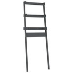VIDAXL Etagere de toilette Gris 63,5x32x179 cm Bois de pin massif