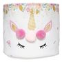 Voir la diapositive 4 :  Lot de 2 Paniers Déco Enfant  Licorne  30cm Blanc