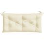 Voir la diapositive 5 : VIDAXL Coussins de banc jardin lot de 2 creme 100x50x7 cm tissu oxford
