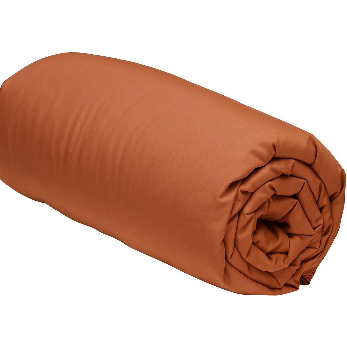 Home collection Drap housse 100% percale de coton 80 fils/cm2-bonnet 30cm-uni