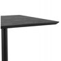 Paris Prix Table de Repas Design  Gazino  75cm Noir