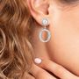 Voir la diapositive 2 : SC BOHEME Boucles d'oreilles SC Bohème ornées de Zirconium