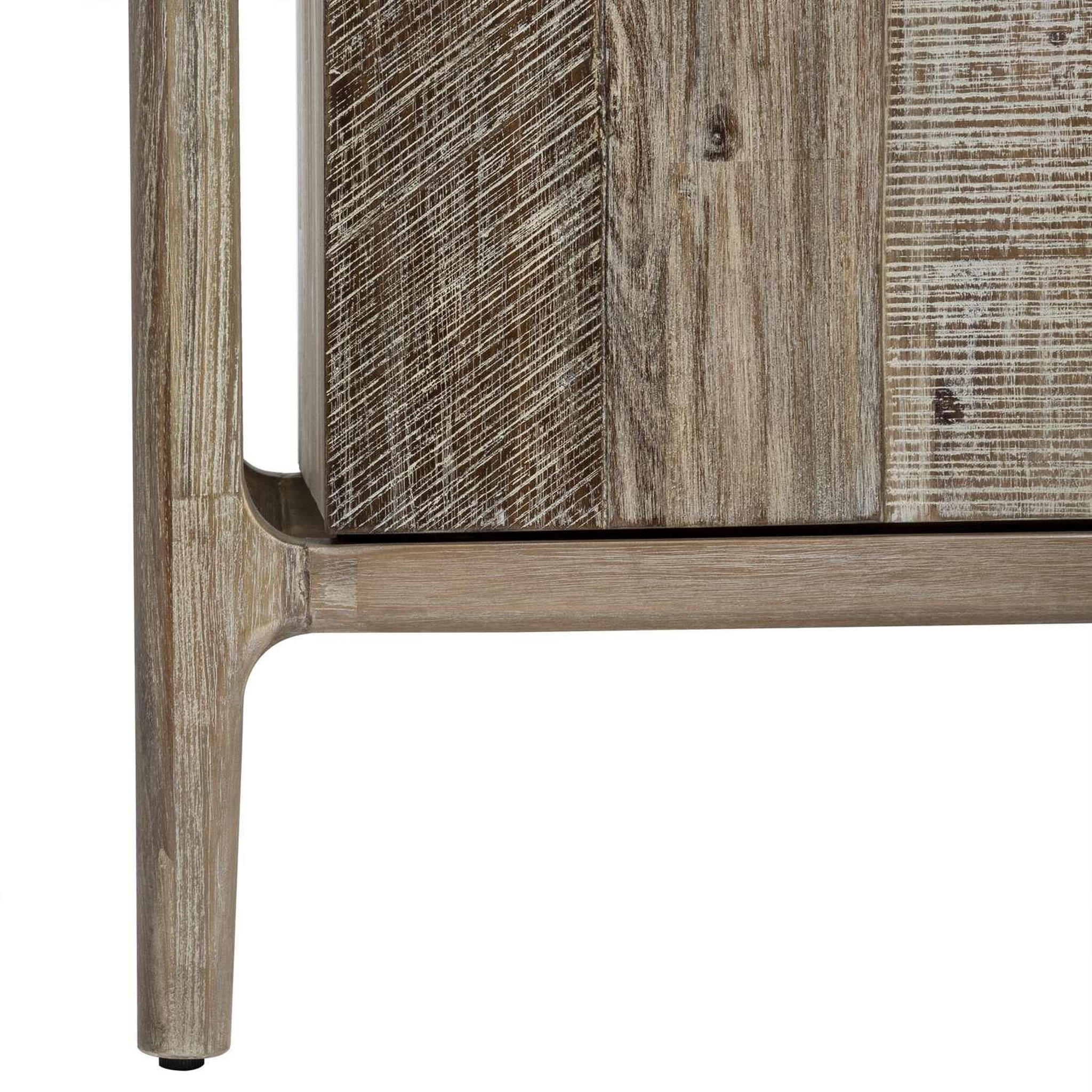 Voir la diapositive 4 : ATMOSPHERA Buffet 3 portes en bois BANILA - Beige