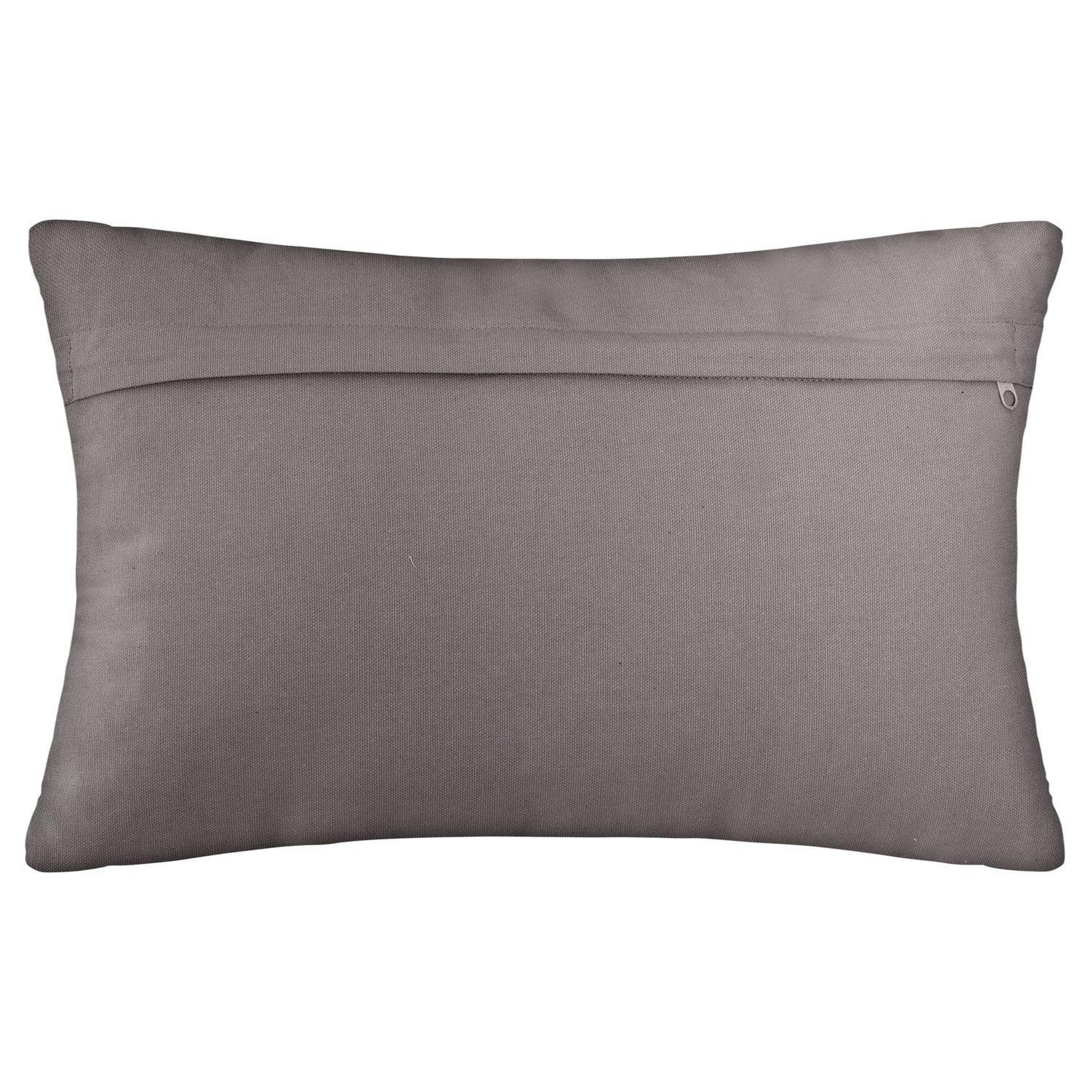 Voir la diapositive 2 : ATMOSPHERA Coussin rectangulaire en coton à motif Otto