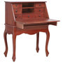 Voir la diapositive 1 : VIDAXL Bureau secretaire Marron 78x42x103 cm Bois d'acajou massif
