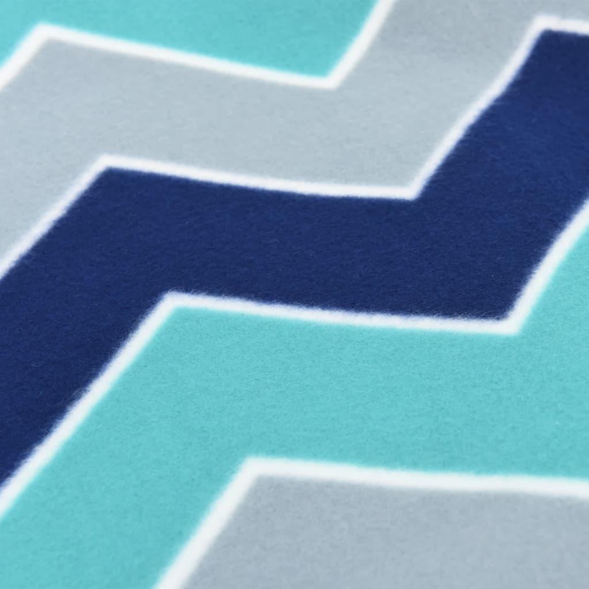 Voir la diapositive 5 : VIDAXL Couverture de pique-nique pliable vague bleue 200x200cm velours