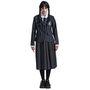 Voir la diapositive 3 : CHAKS Déguisement Uniforme Noir & Gris Mercredi - Fille - 13/14 ans (158 à 164 cm)