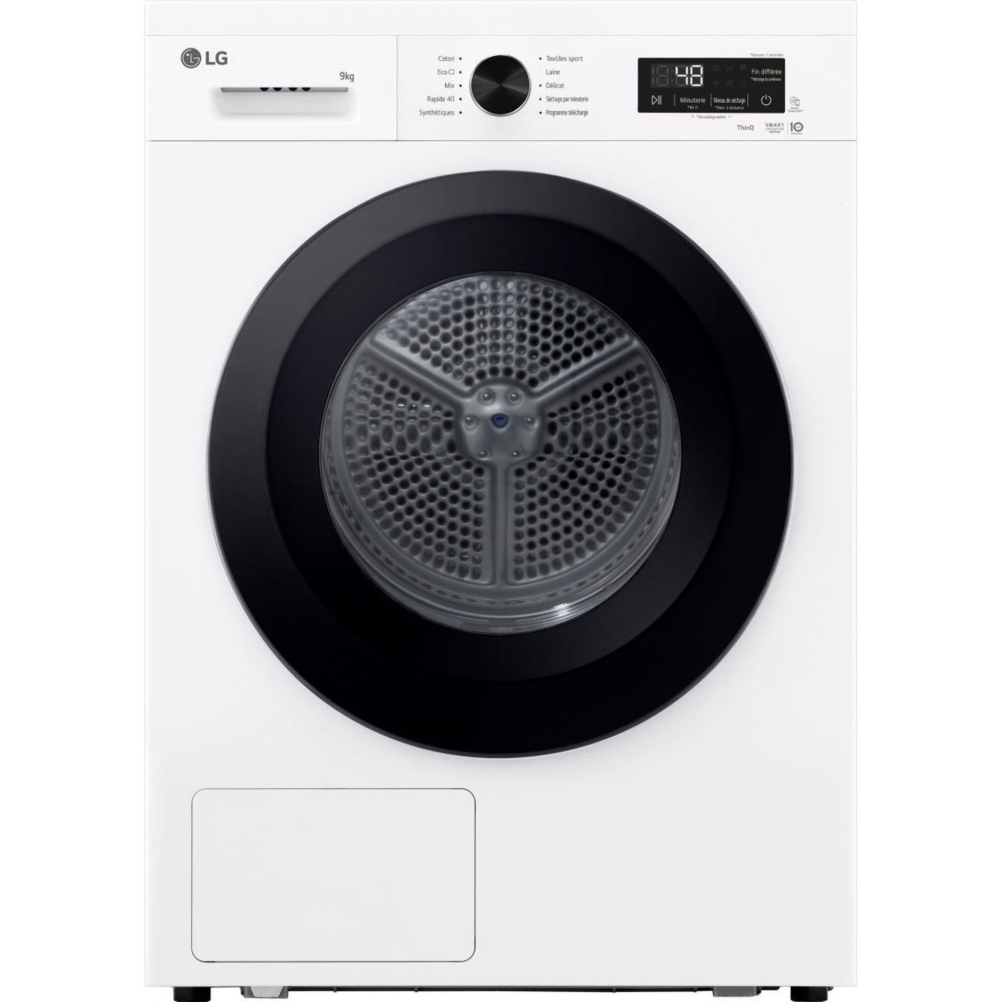 LG Sèche linge pompe à chaleur RH9B15WH