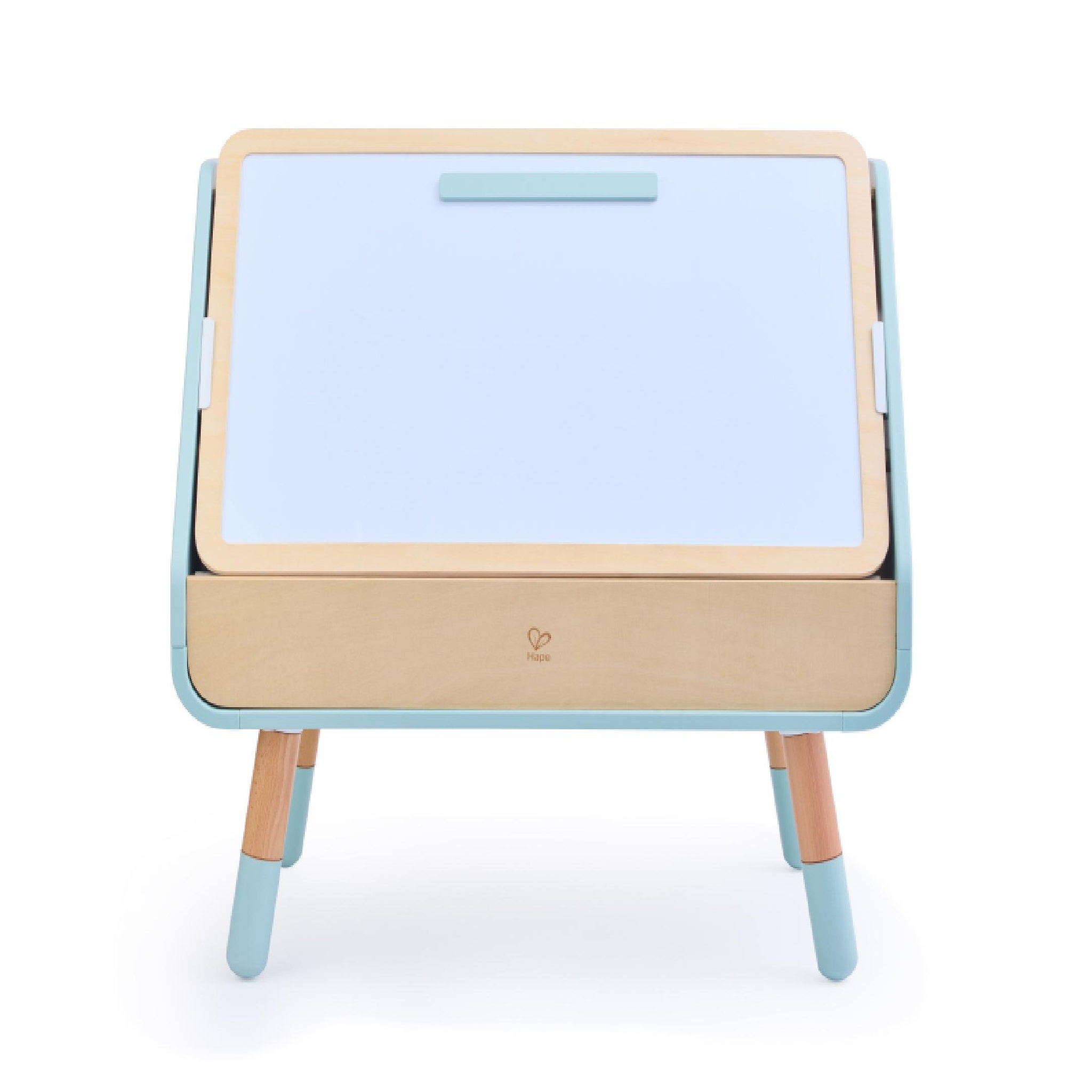 Voir la diapositive 2 : Hape Bibliothèque/tableau à dessin 2 en 1 en bois play furniture