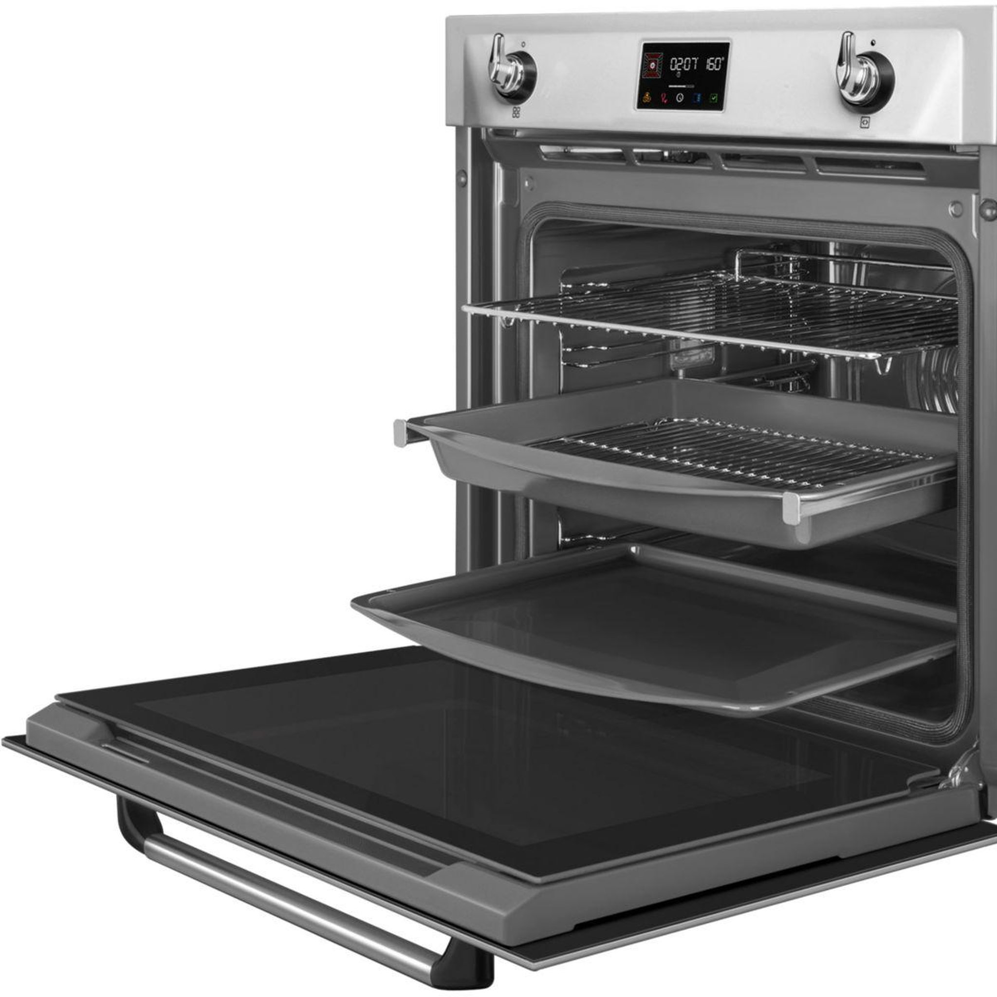 Voir la diapositive 3 : SMEG Four encastrable fonction vapeur SOP6902S2PX