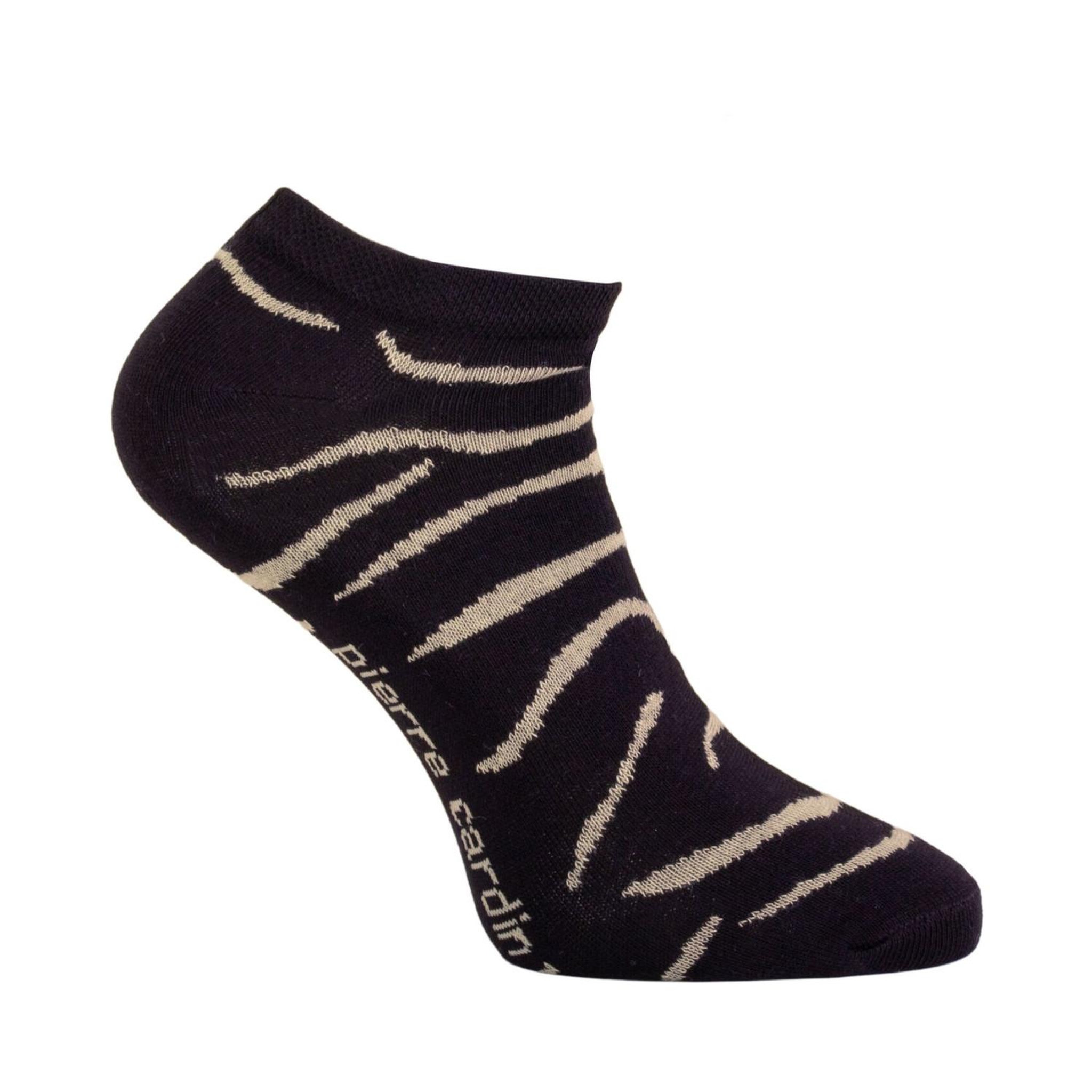 Voir la diapositive 6 : PIERRE CARDIN Lot de 5 paires de chaussettes courtes femme à motif pc 0375 pack a