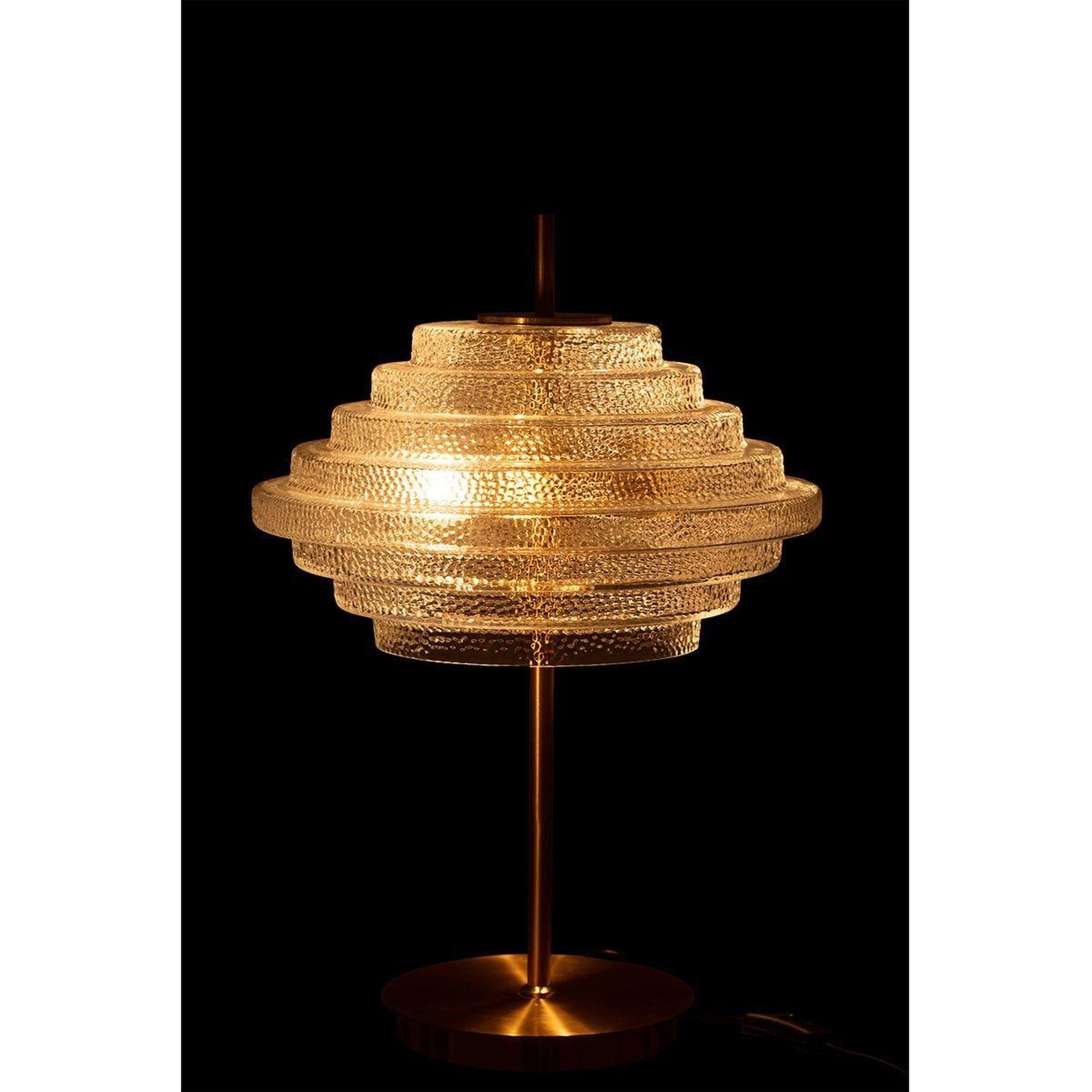 Voir la diapositive 3 : J-LINE Lampe à poser design  merla  54cm transparent