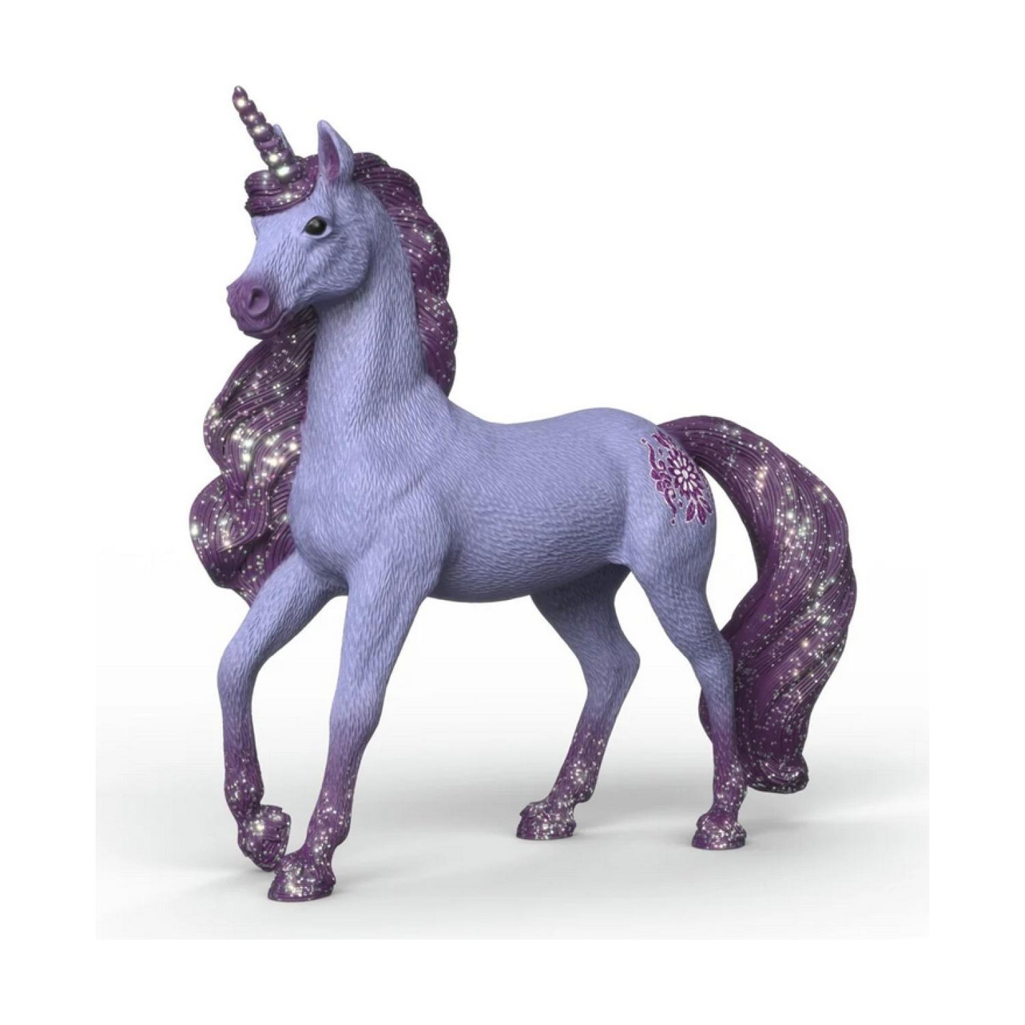 Schleich Figurine Etalon Licorne Orchid, Schleich 70893 Bayala