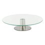 Voir la diapositive 1 : SECRET DE GOURMET Plateau Tournant Verre  Glass  30cm Transparent