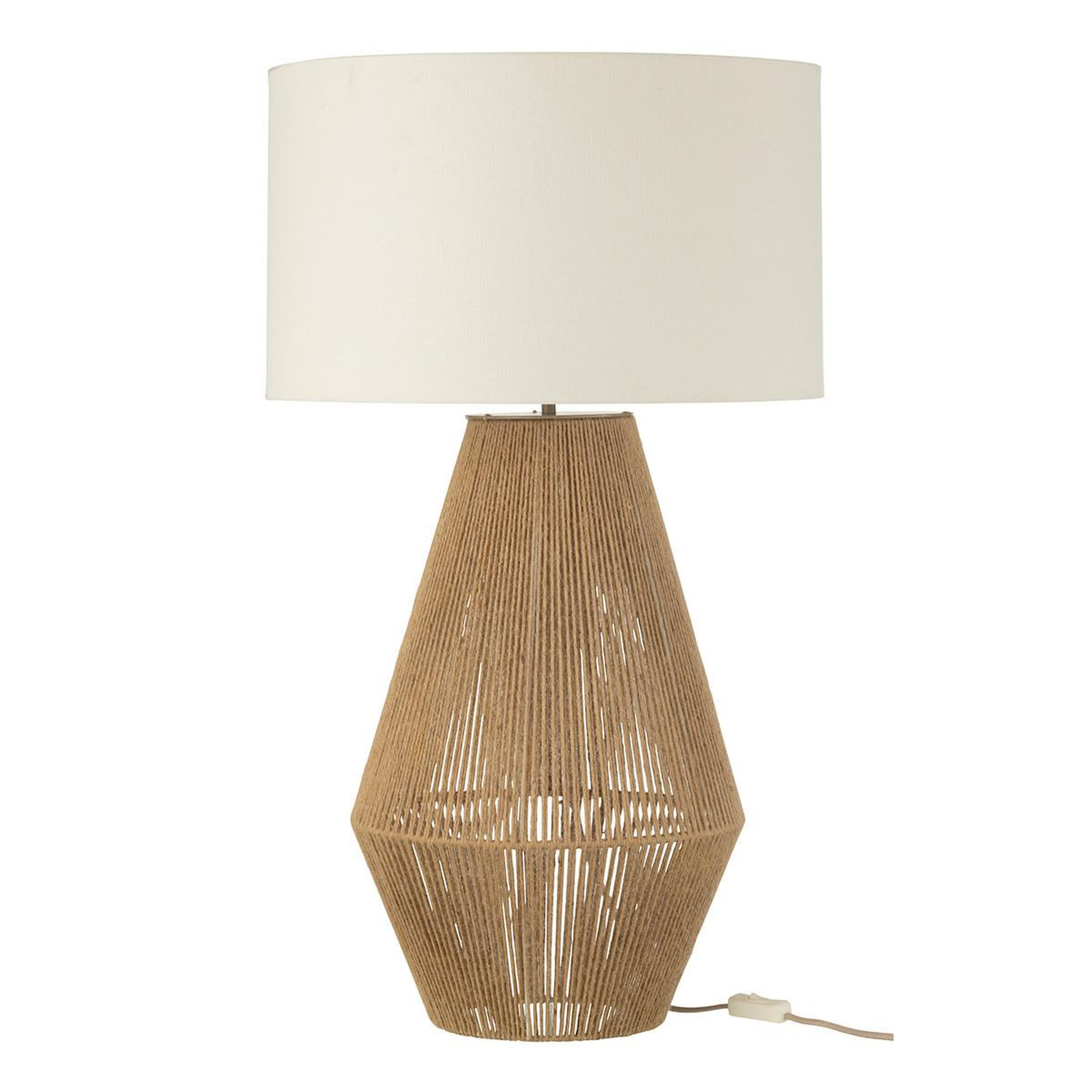 J-LINE Lampe à poser design  striing  78cm naturel