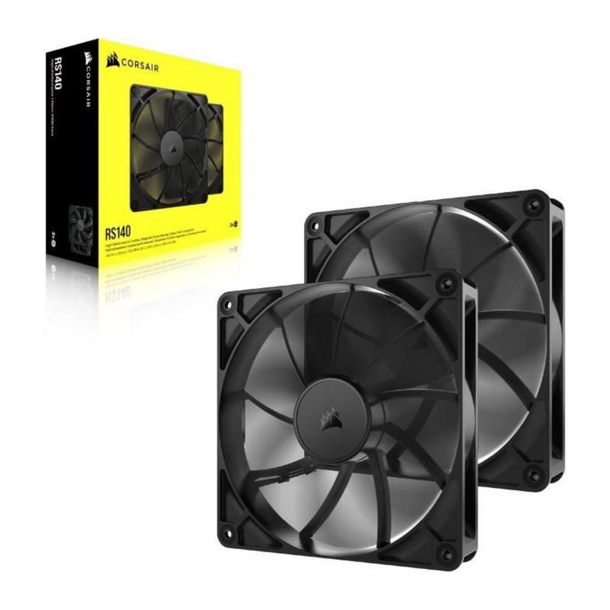 Corsair Pack de 2 ventilateurs PWM 140mm - CORSAIR - RS140