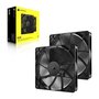 Voir la diapositive 5 : Corsair Pack de 2 ventilateurs PWM 140mm - CORSAIR - RS140