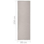 Voir la diapositive 6 : VIDAXL Tapis a tissage plat d'exterieur 80x250 cm Taupe