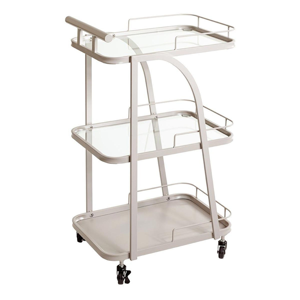 Paris Prix Desserte Design 3 Niveaux  Domi  79cm Gris