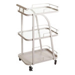 Paris Prix Desserte Design 3 Niveaux  Domi  79cm Gris