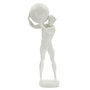 Voir la diapositive 1 : Paris Prix Statuette Homme Athlétique  Atlas  50cm Blanc