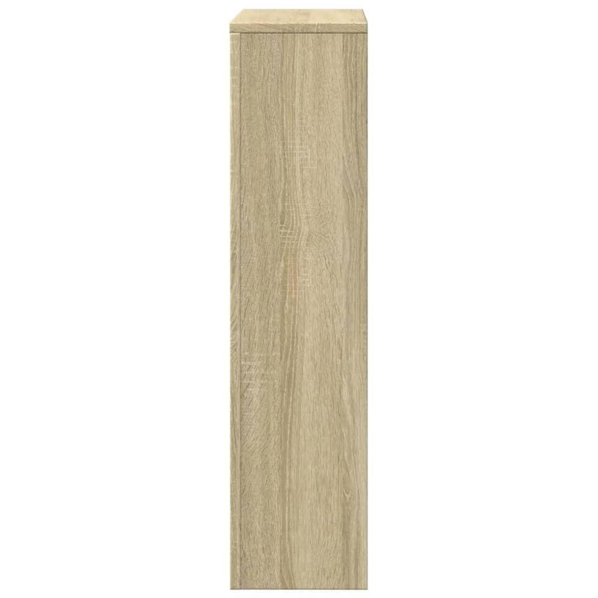 VIDAXL Cache-radiateur chene sonoma 78x20x82 cm bois d'ingenierie