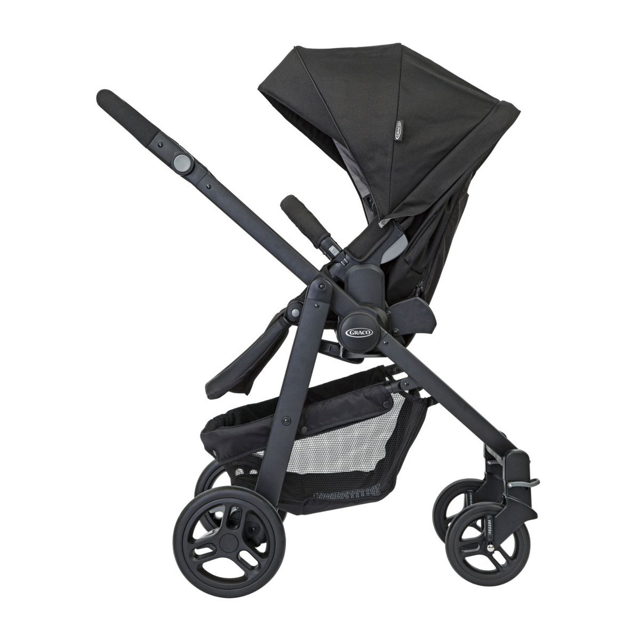 Voir la diapositive 8 : GRACO Poussette confort EVO avec protection pluie