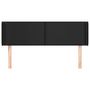 Voir la diapositive 3 : VIDAXL Tete de lit avec oreilles Noir 147x16x78/88 cm Similicuir