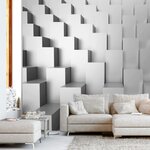 Paris Prix Papier Peint  Temple of Abstraction. Coloris disponibles : Multicolore