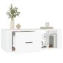 Voir la diapositive 5 : VIDAXL Table basse Blanc 100x50,5x35 cm Bois d'ingenierie