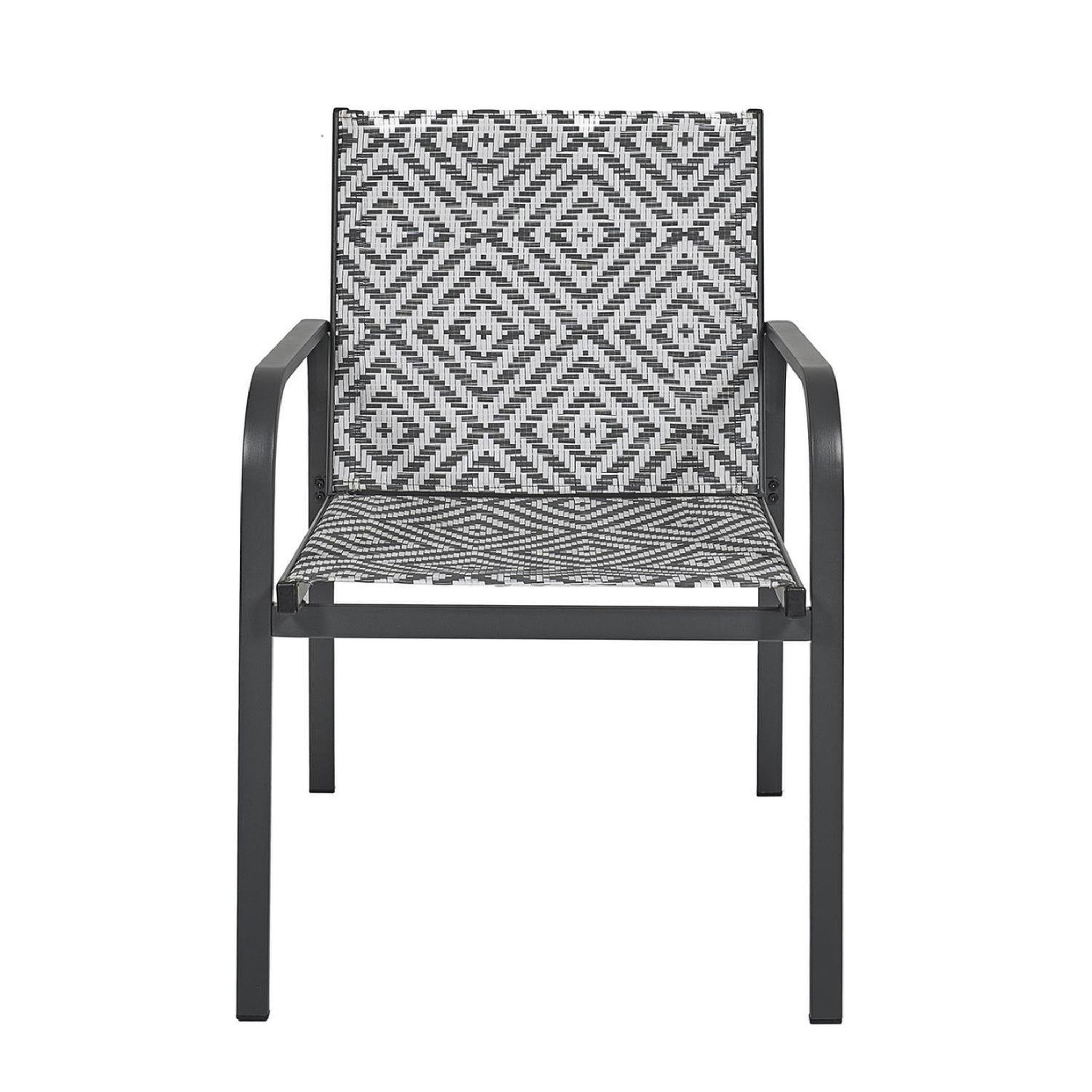 Voir la diapositive 4 : The Home Deco Factory Salon de jardin en aluminium et texaline 2 places mexico