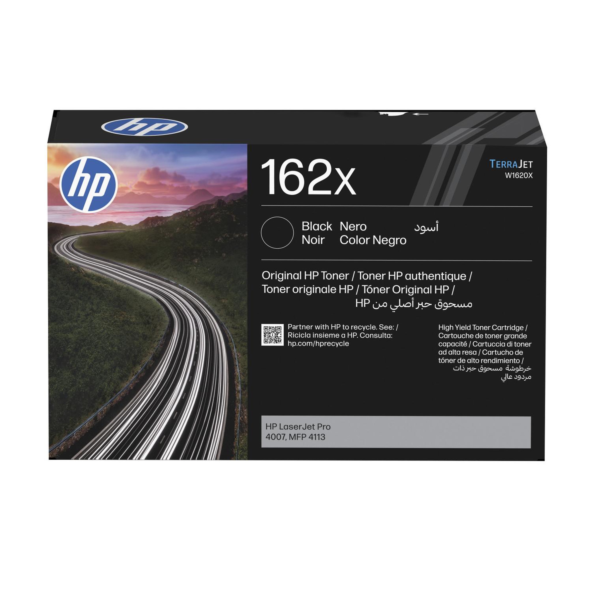 HP Hp cartouche de toner laserjet authentique noire 162x