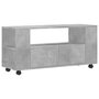 Voir la diapositive 2 : VIDAXL Meuble TV gris beton 102x34,5x43 cm bois d'ingenierie