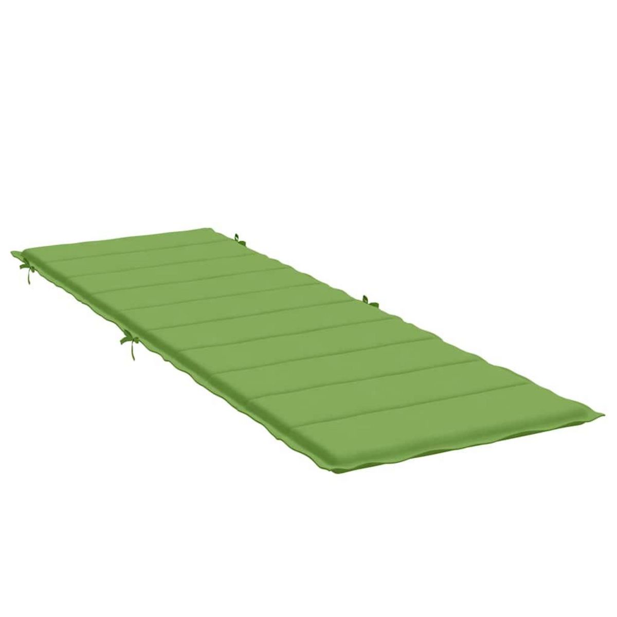 VIDAXL Coussin de chaise longue vert melange 186x58x3 cm tissu