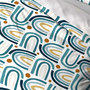Voir la diapositive 3 : Home collection Parure housse de couette 100%polyester 72gsm arc en ciel