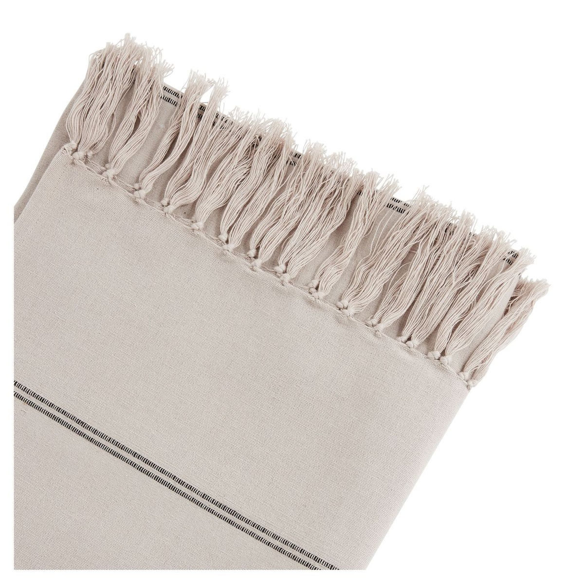 ACTUEL Plaid uni en coton 